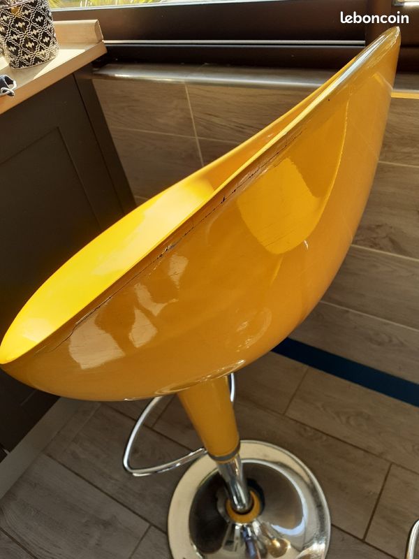 Chaise de bar vintage (image 3)