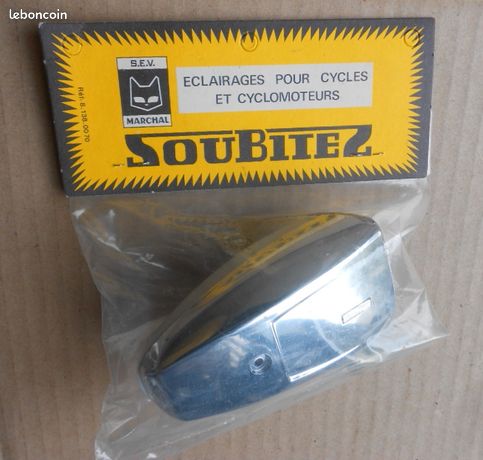 Ancien phare SOUBITEZ pour vélo Old Bike Vintage Jan19B