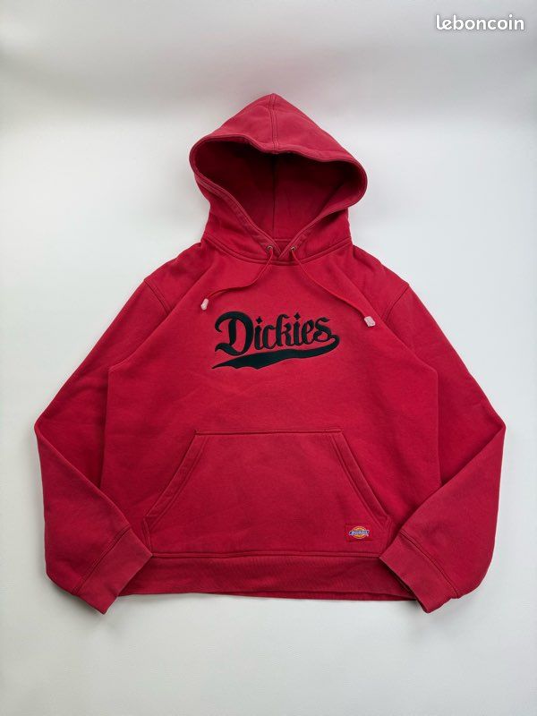 Sweat-shirt Rouge Dickies Taille L Homme - Occasion Bon état, Impression Graphique