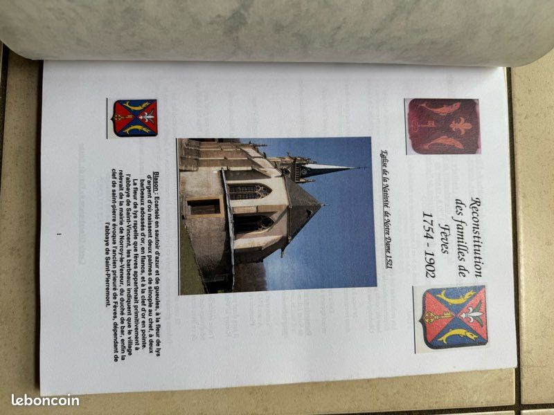 (Genealogie) livre des familles de : Fèves (image 2)