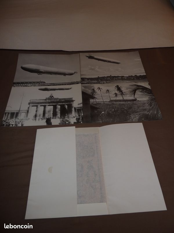 Calendrier rare I.Teil de 1976 ballons dIrigeables et mongolfieres avec photos allemandes (image 2)