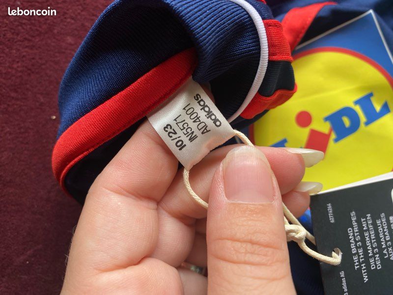Maillot officiel France Handball Adidas 2023 – neuf avec étiquettes – taille L (image 11)