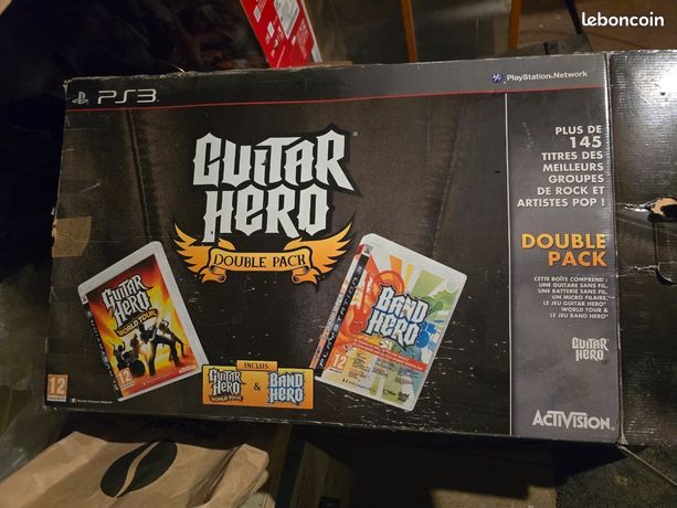 Guitar Hero World Tour (jeu + guitare + batterie + micro