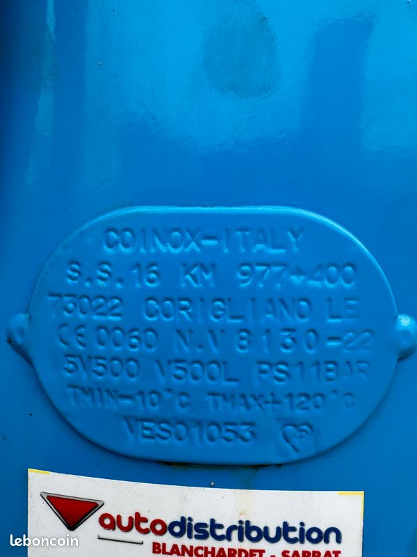 Réservoir d'air comprimé coinox 500l - professionnel (image 2)