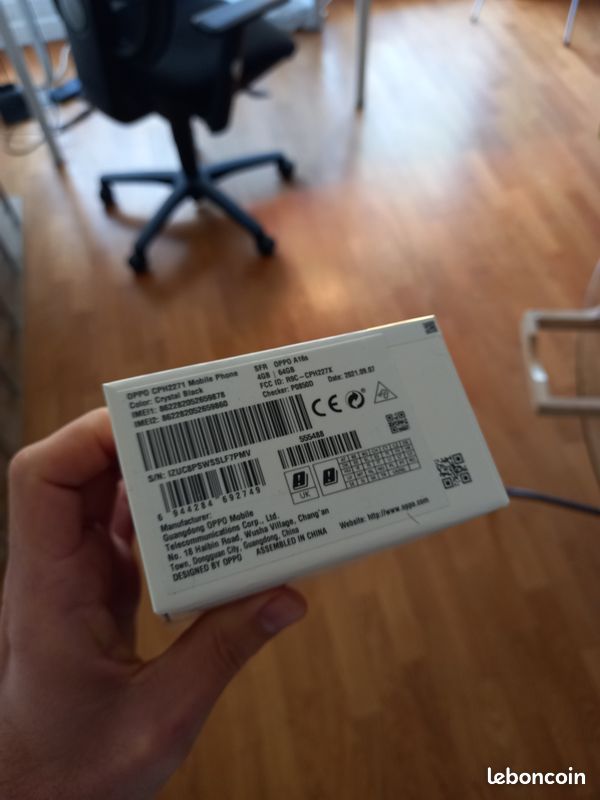Telephone OPPO A16S Noir (image 3)