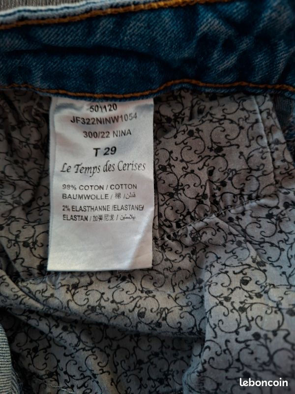 Jeans temps des cerises T29 (image 4)