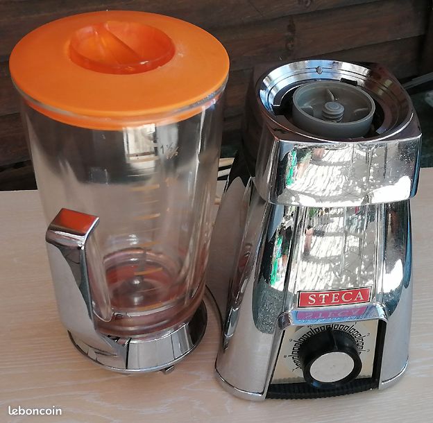 Robot Blender STECA design vintage métal chromé des années 70 (image 3)