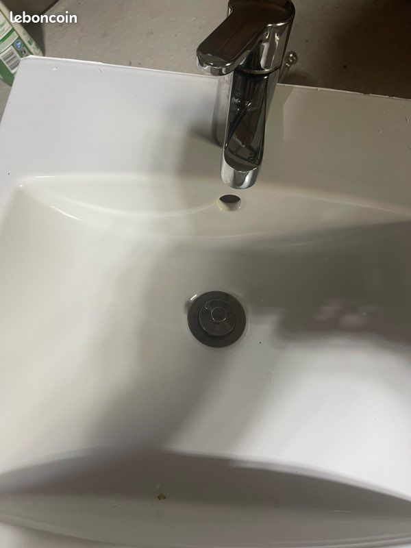 Lave main lavabo et robinet (image 2)