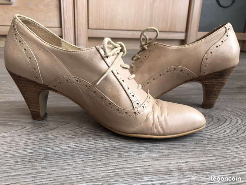 JONAK - Escarpin cuir - TBE (image 3)
