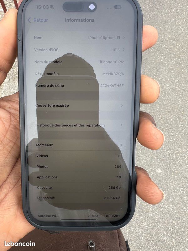 IPhone 16 pro neuf batterie 100% (image 7)