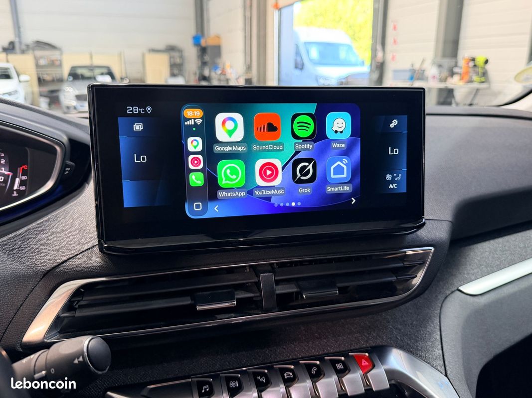 Peugeot 5008 2.0 hdi 180 ch eat 8 allure pack de 1 ere main / carplay / cockpit / hayon electrique / garantie (image 7)