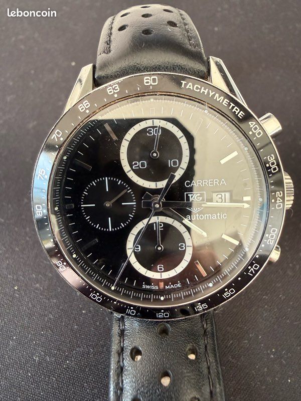 Montre TAG Heuer Carrera Calibre 16 automatique chronographe (image 1)