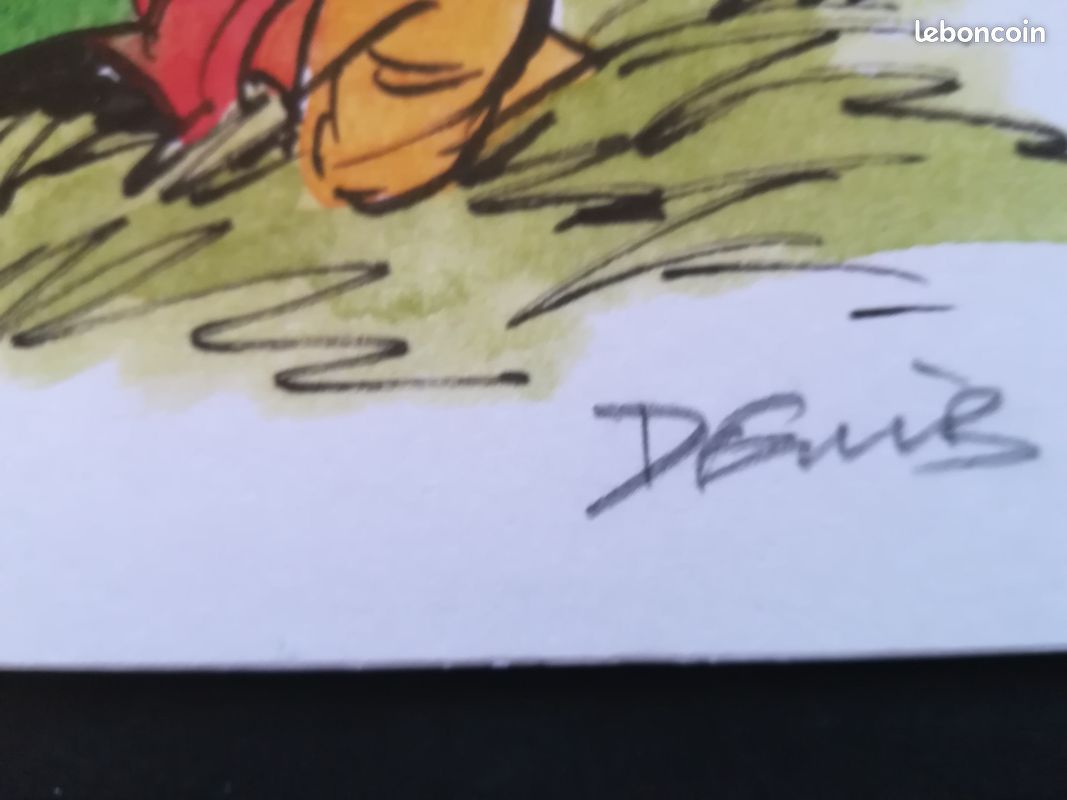 Bande dessinée. BD. EX LIBRIS YAKARI. Signé, Numéroté. Dessin Inédit ...
