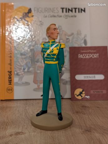 FIGURINE HERGE EN Officier Syldave Collection Tintin Herge Moulinsart N°111 EUR 99,00 - FR