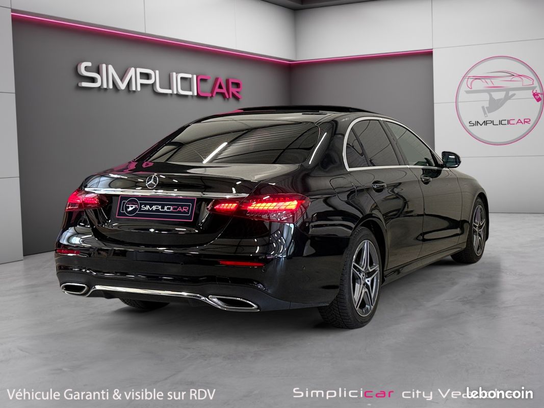 Mercedes Classe E 220D 194 AMG LINE - Toit Ouvrant - Caméra - CarPlay - Sièges Chauffants (image 3)