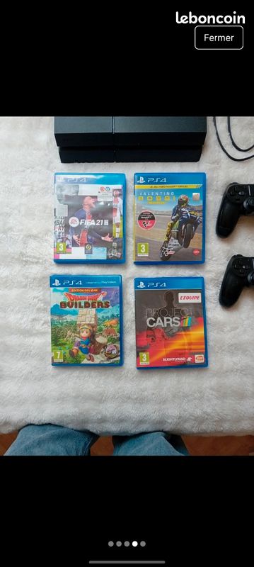 Manette PS4 Sony Custom Valentino Rossi – Sans Fil – Neuve (ouverte Pour Custom)