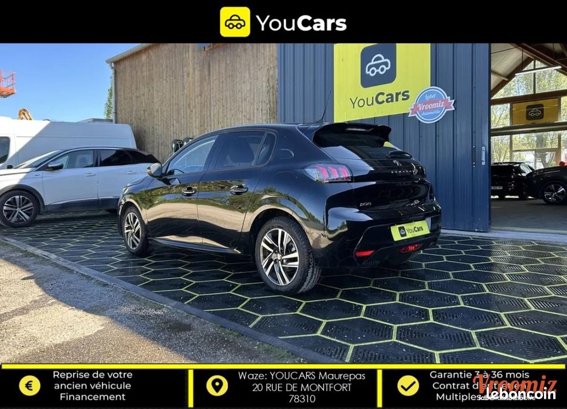 Peugeot 208 GENERATION-II 1.2 100 ALLURE - ENTRETIEN PEUGEOT - CARPLAY - CAMERA DE RECUL (image 3)