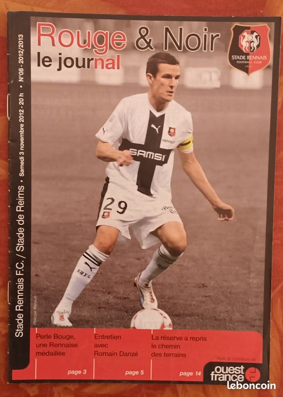 Poster Stade Rennais – Saison 2000/2001 – équipe Rennes