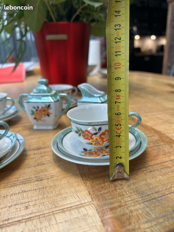 Lot De 4 Tasses Et Soucoupes à Thé Japonaises - Élégantes Et Déco, D'occasion