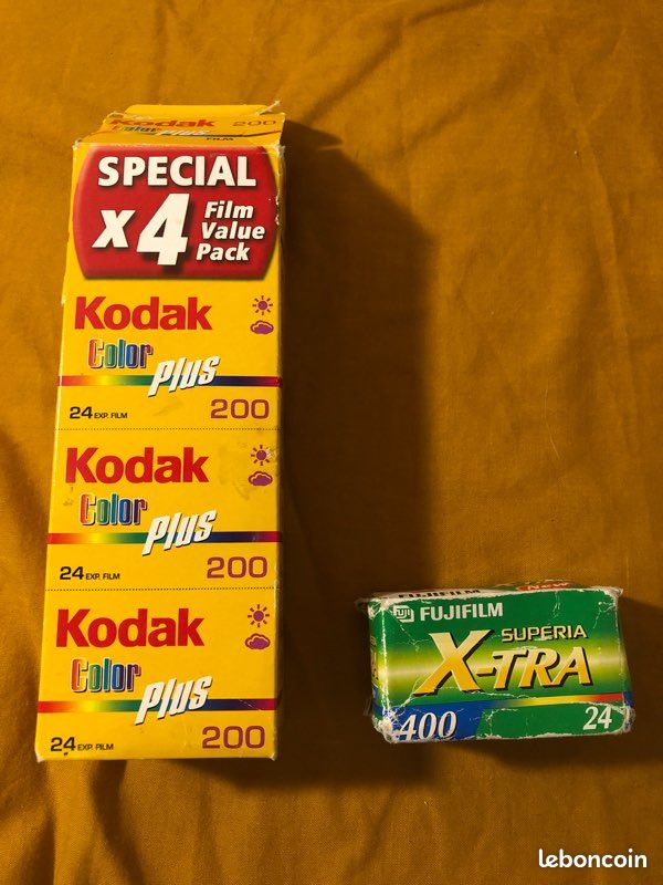 Fujichrome Sensia 400 Fujifilm Sensia Lot Pellicules Couleur