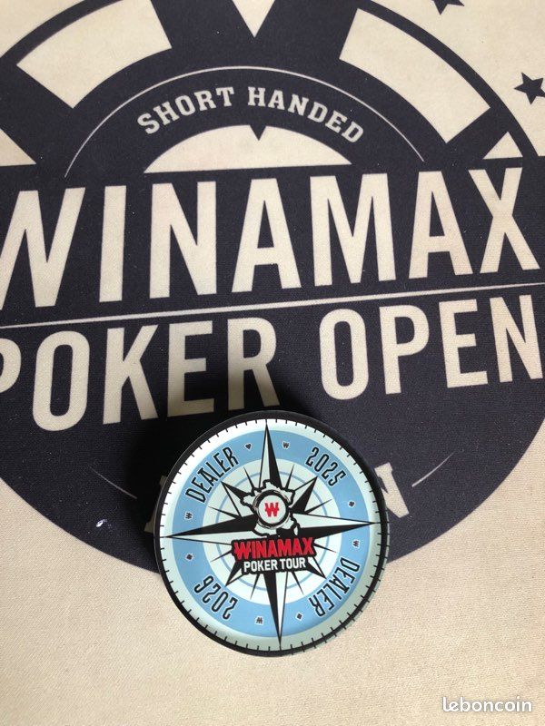 Bouton dealer poker , Winamax , Pokerstars , Barrière WSOP , carte de coupe (image 7)