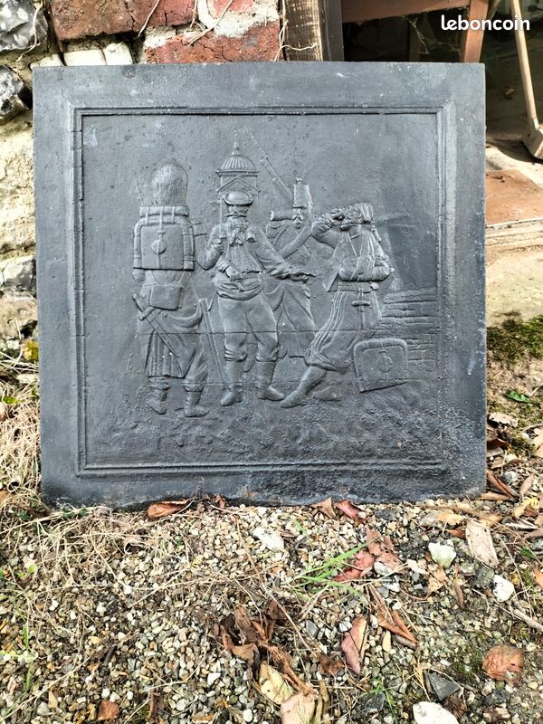 Plaque de cheminée fonte (image 5)