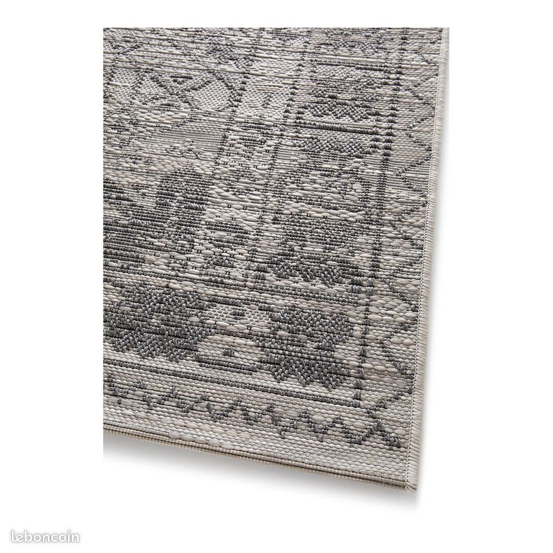 Tapis vintage plat Broadview Gris 160x230 (image 5)