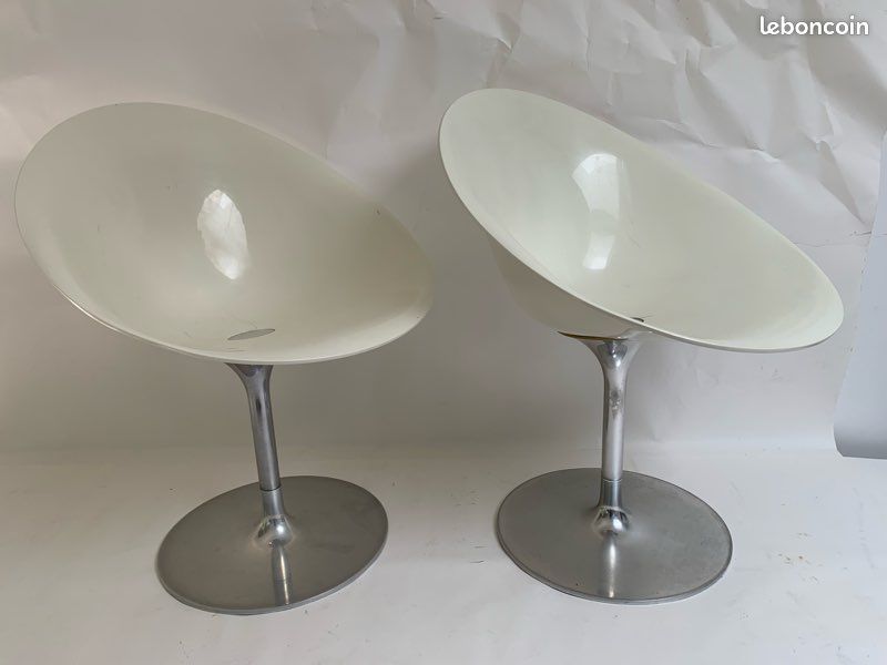 2 FAUTEUILS SALON DE COIFFURE STARCK à donner (image 2)
