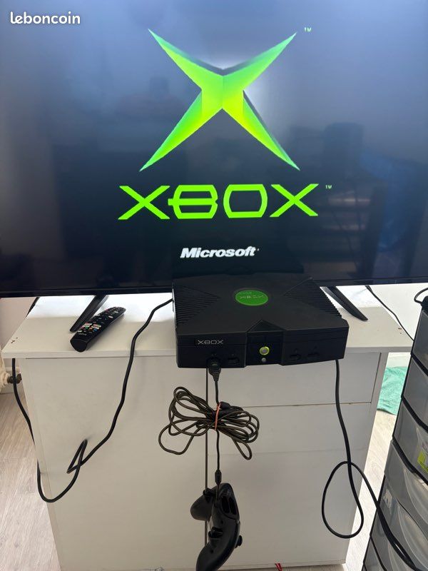 Cable Video AV Microsoft XBOX 1ere Generation Officiel Eur (2
