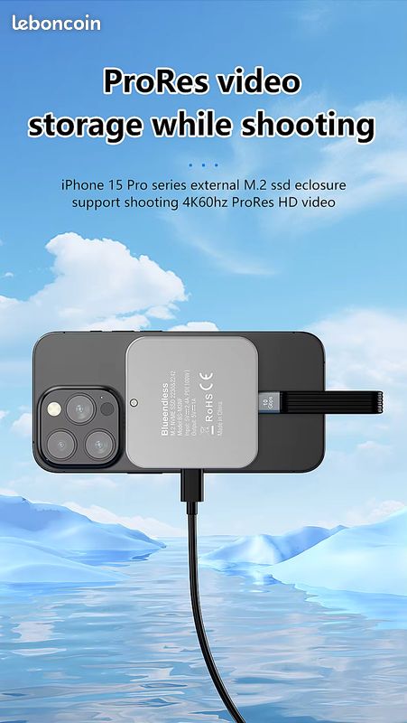 Cooler Master Oracle Air USB 3.2 Gen 2 pour SSD M.2 NVME - Boîtier externe