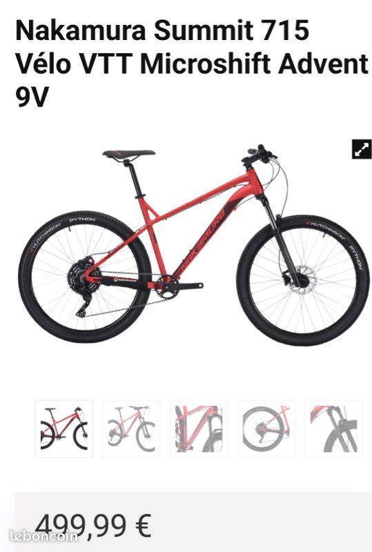 VTT nakamura summit 715 Vélos