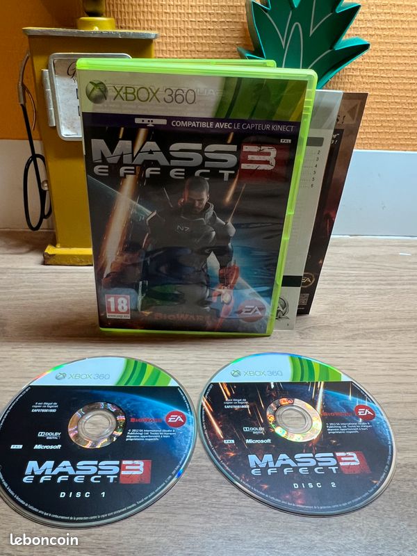 Jeu Xbox 360 Mass Effect 3 - Version PAL FR Complète (Boîte + Notice) - Bon État