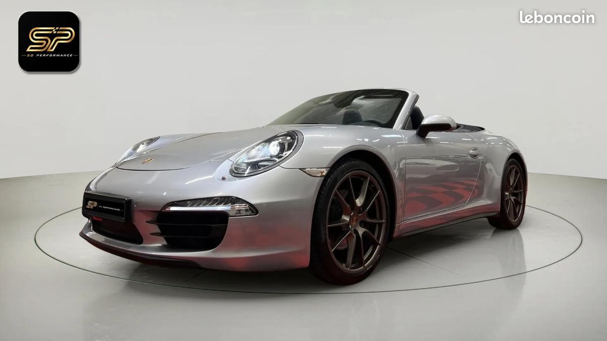 Porsche 911 991 Carrera 4 Cabriolet * Boîte Manuelle * 4x4 * Bose * Full Cuir * Mémoire * Sièges Ventilés (image 1)