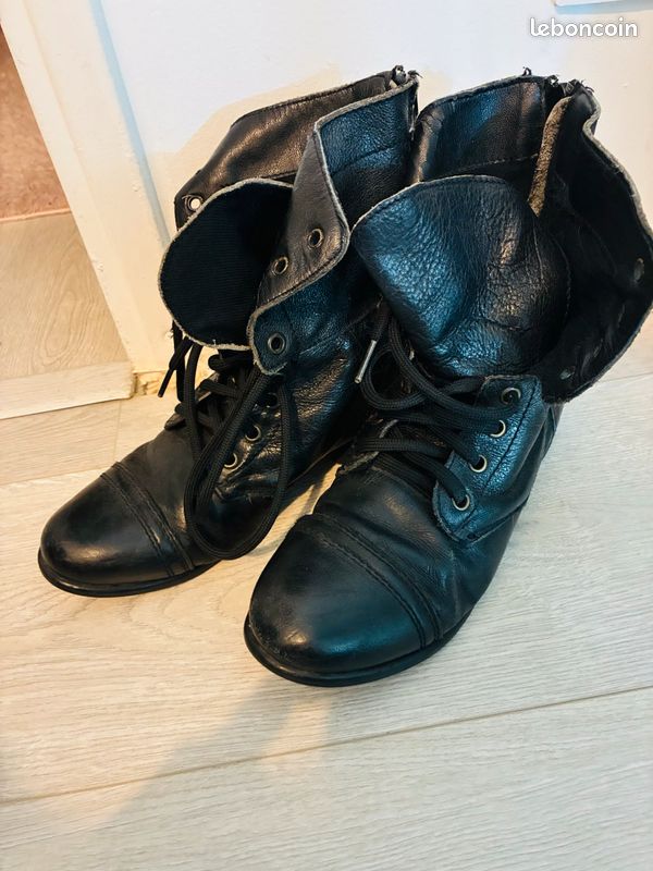 Bottines Steve Madden Cuir Daim Marron - Pointure 7 US Femme, Neuves Sans Emballage