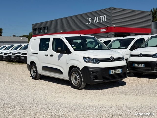 Citroen BERLINGO VAN XL 850KG BLUEHDI 100 CH CABINE APPROFONDIE GPS CARPLAY CAMERA (image 1)