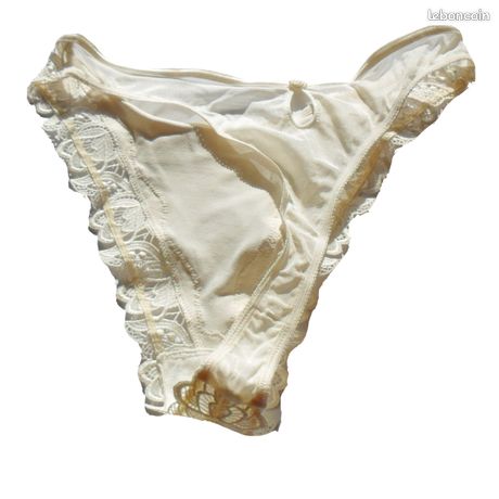 String Lise Charmel Antinea - Taille 38 - Modèle Fashion Graffiti Blanc - Neuf Sans étiquette