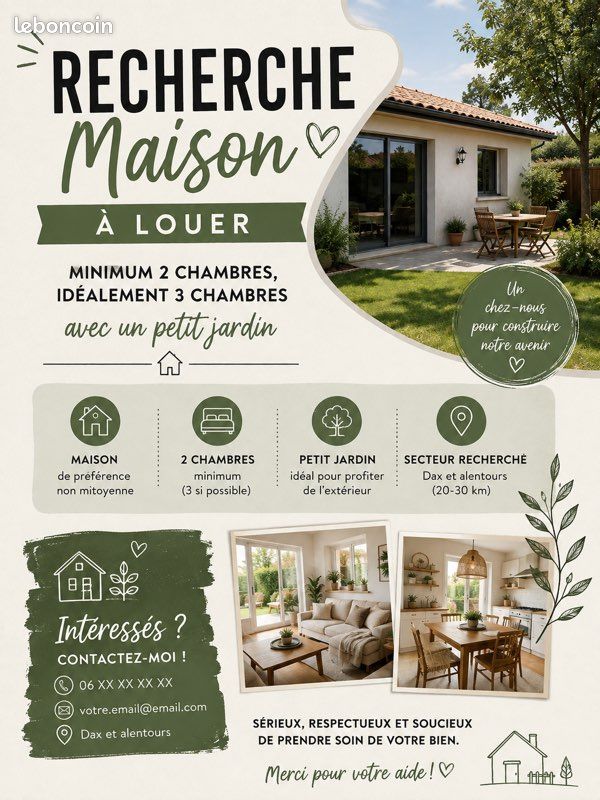 Appartement 3 pièces 60 m² · à Dax · 60 m² · 750 €