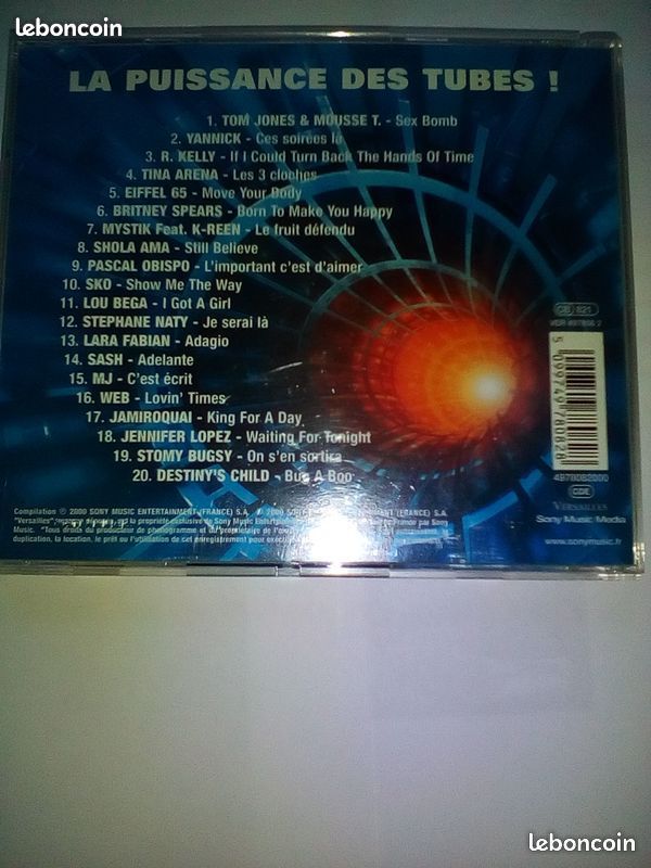 CD "Hit System "succès années 1999/2000 (image 2)