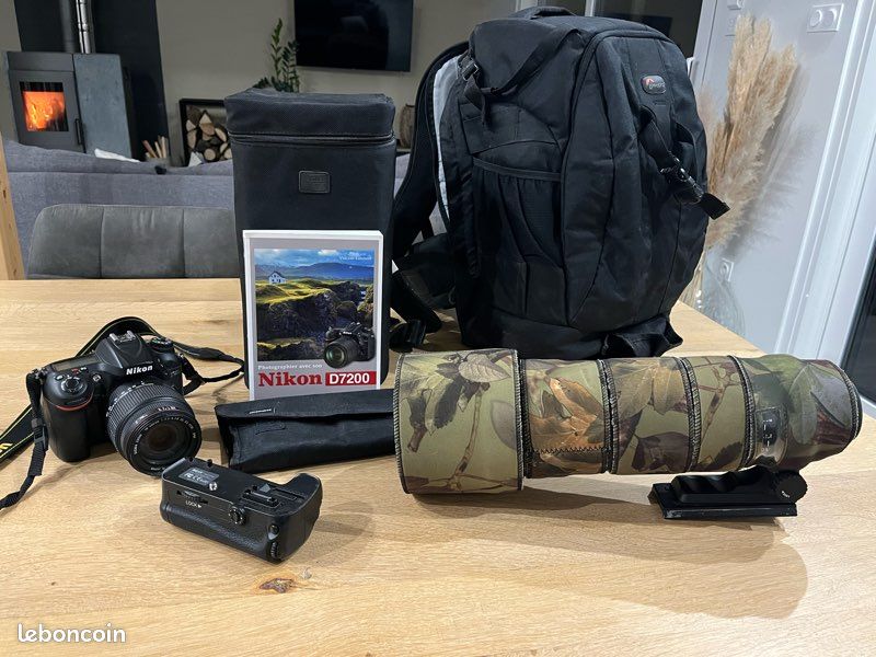 Lot photo nikon D7200, sigma 120-300 sigma 18-200 Photo, audio