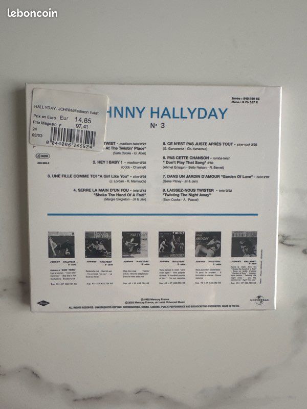 CD Johnny Hallyday (image 2)