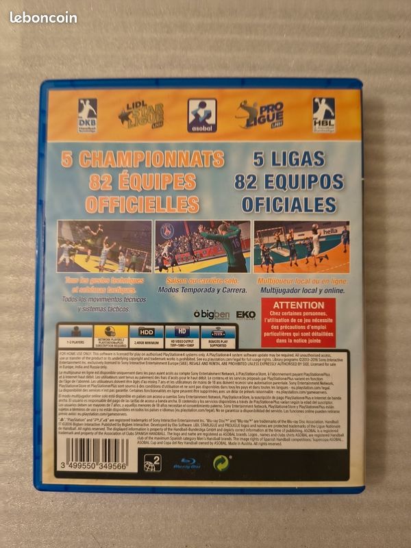 Jeu PS4 Handball 17 (image 2)