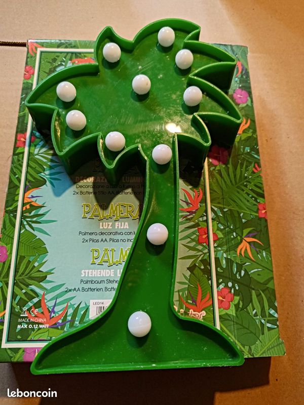 Lampe led décorative Palmier (image 1)