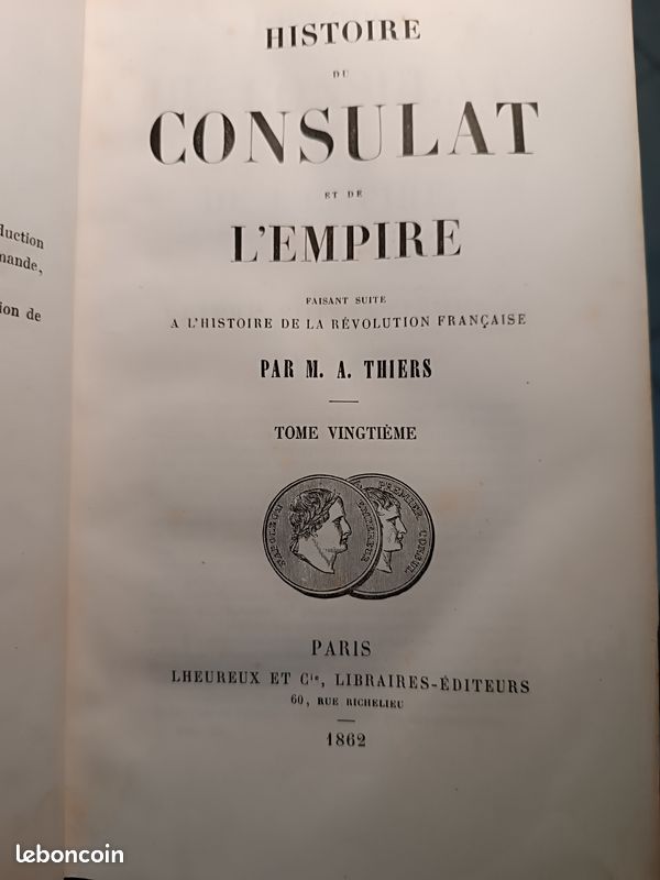 Le Consulat et l'Empire-Thiers- Édition originale (image 1)