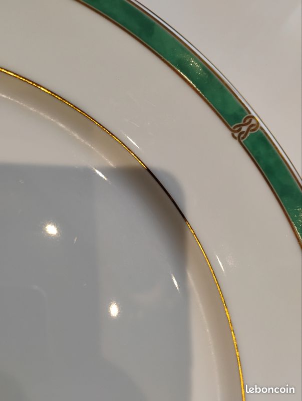 Assiettes Plates Rondes Olympia 230mm (Lot De 12) - U078