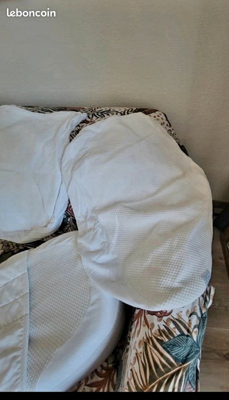 COCOONABABY BLANC AVEC DRAP et COUVERTURE (image 2)