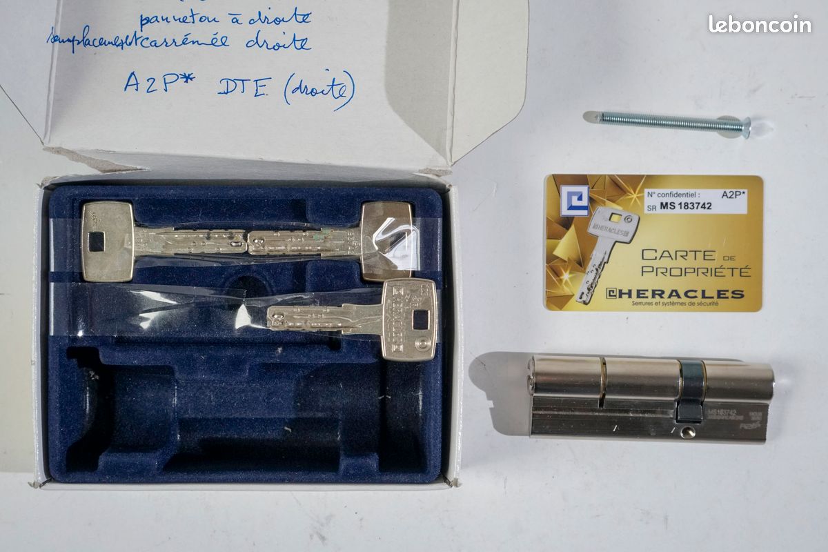 ABUS EC550 Longueur Du Cylindre Profil Bouton Z30/k60mm Avec