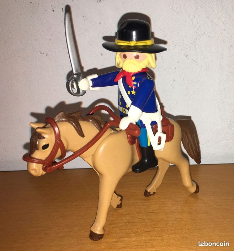 Playmobil Western Cavalerie Fort - Lots de 2 nordistes - Jeux & Jouets