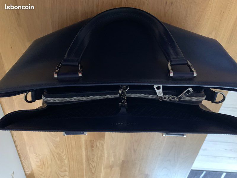 Sac Longchamps bleu nuit (image 2)