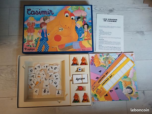 PUZZLE CAPIEPA VINTAGE L'île aux enfants CASIMIR TF1 Belokapi Telecip