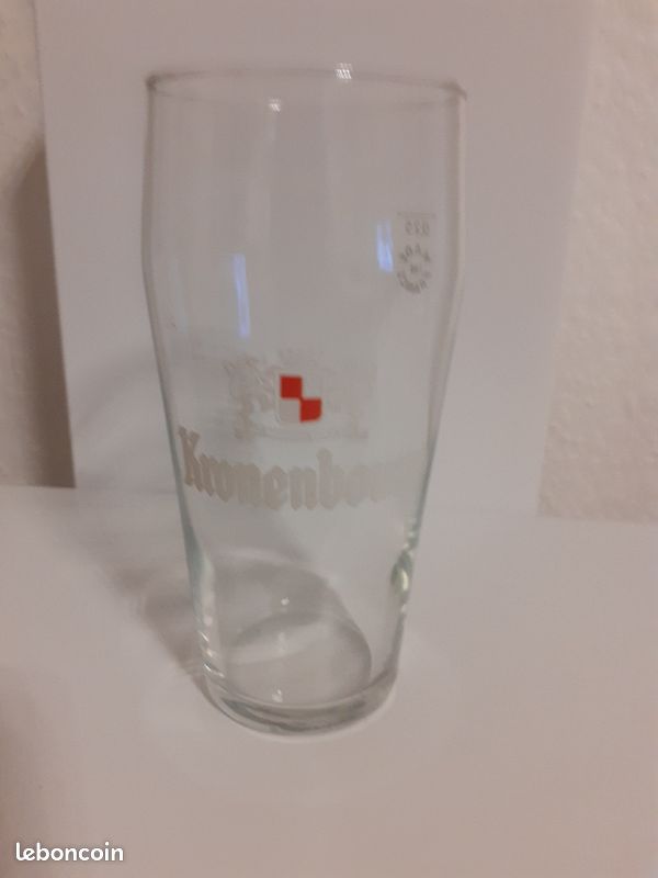 Verre à bière Kronenbourg de collection 25cl (image 1)